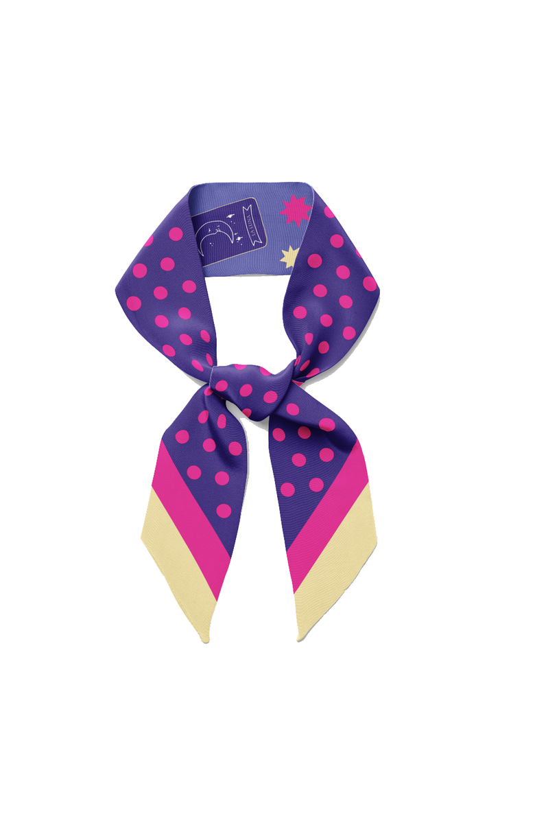 Centinelle Fortune Twilly Ribbon Scarf, Alternate, color, Multicolor