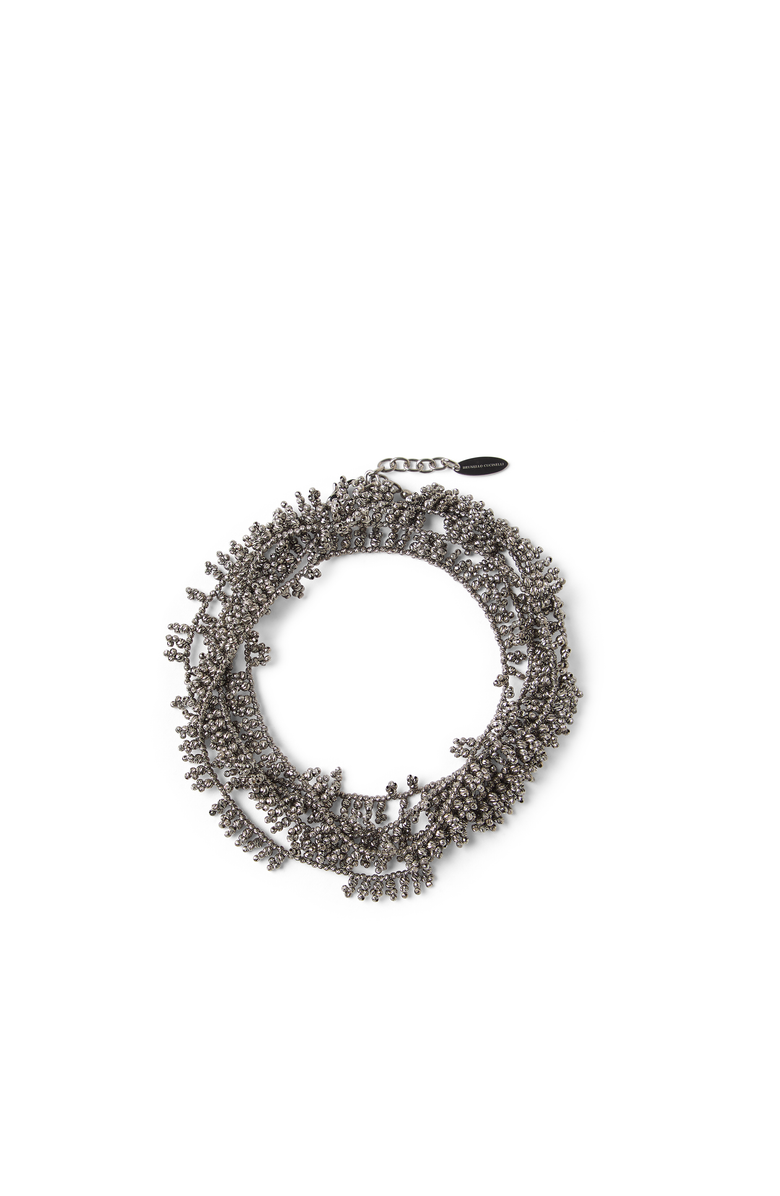 Brunello Cucinelli Knotted bracelet, Main, color, Silver