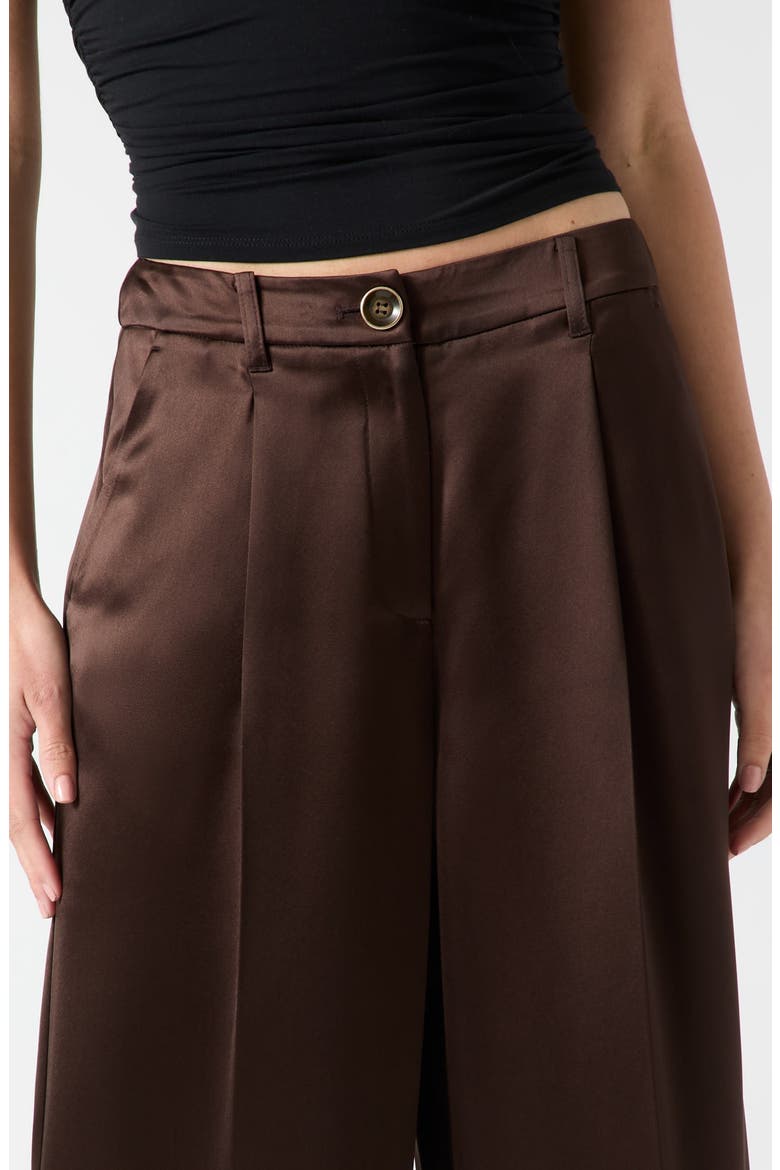 Flora Wide Leg Pants, Alternate, color, BROWN LIGHT