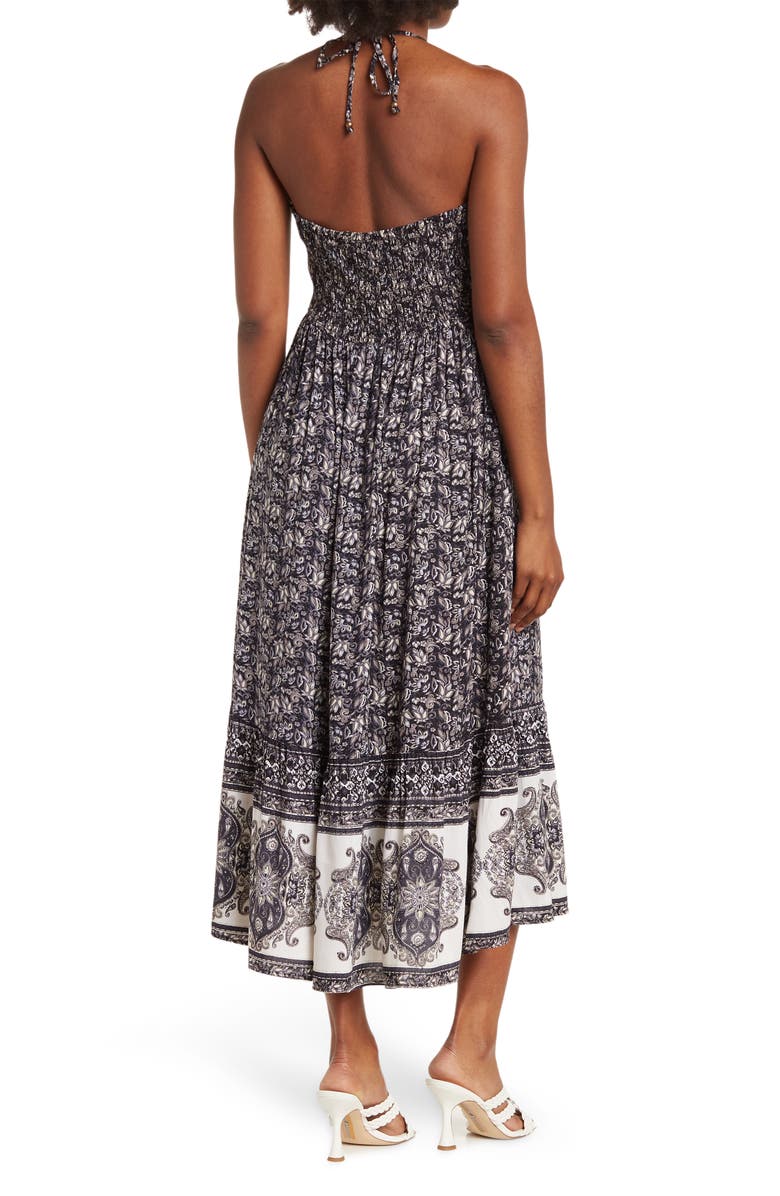 Angie Halter Dress, Alternate, color, 