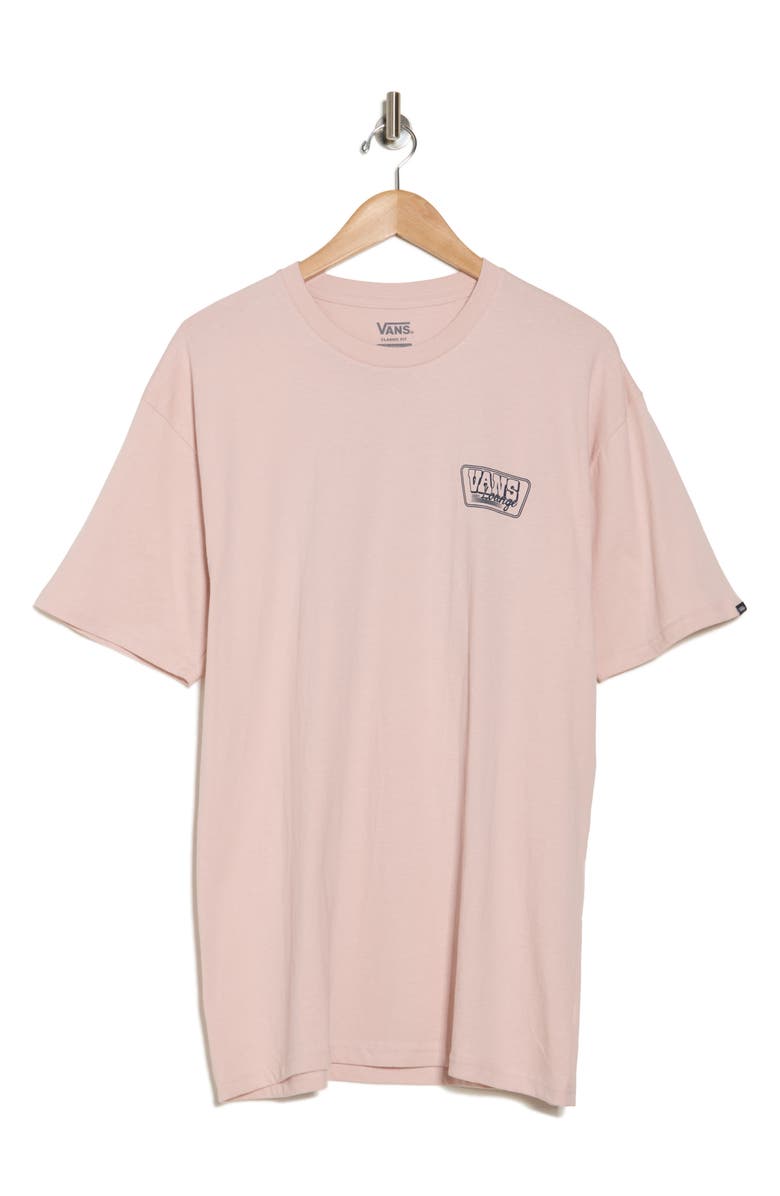 Vans Billiards Logo Graphic T-Shirt, Alternate, color, Sepia Rose