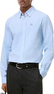 Burberry Classic Fit Gingham Cotton Shirt