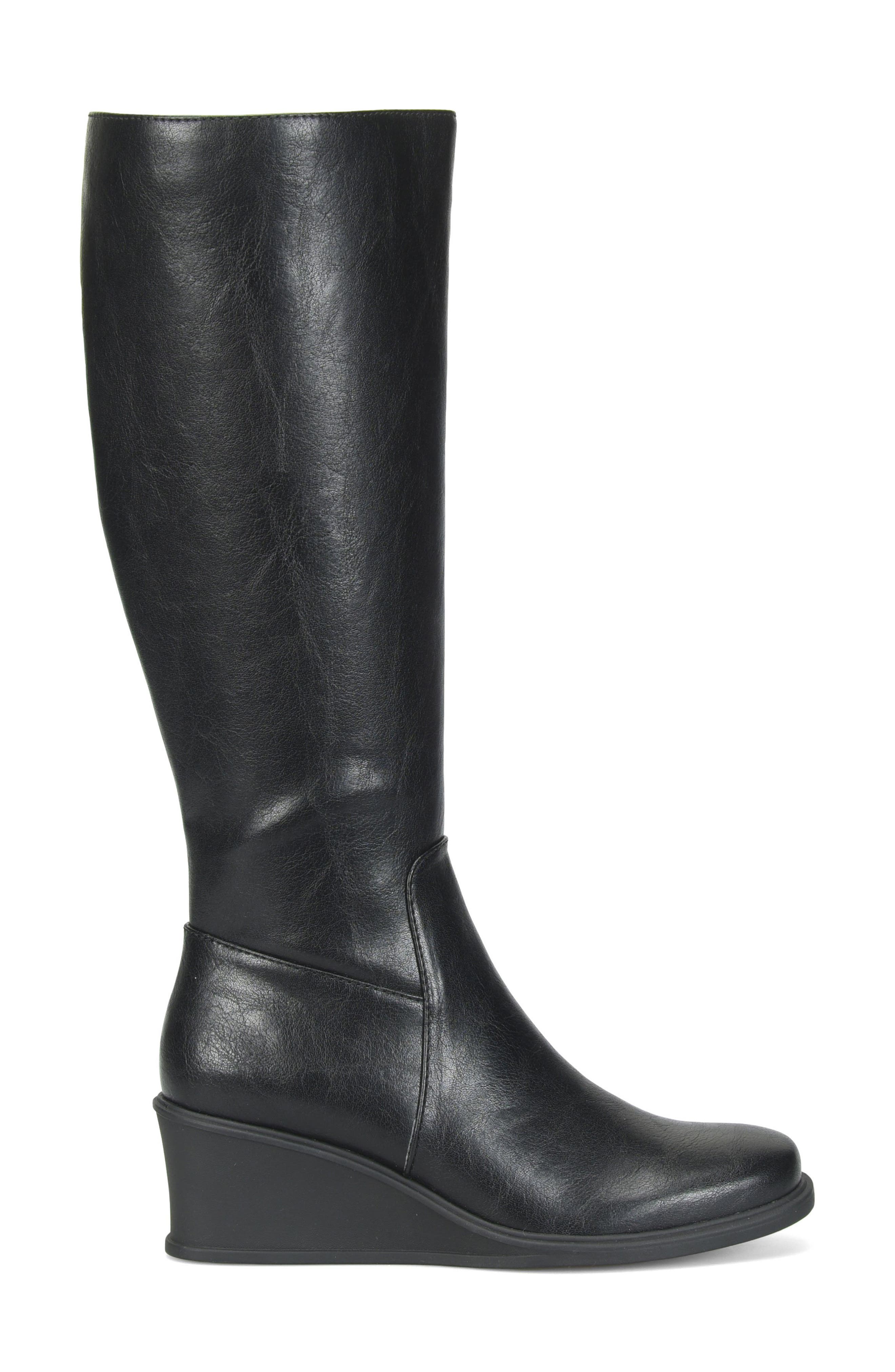 EUROSOFT Roma Tall Boot, Alternate, color, Black