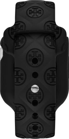 T Monogram Silicone Apple Watch<sup>®</sup> Watchband
