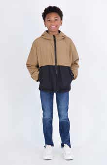 Kids' Colorblock Rain Jacket
