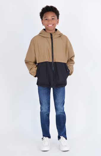 Kids' Colorblock Rain Jacket