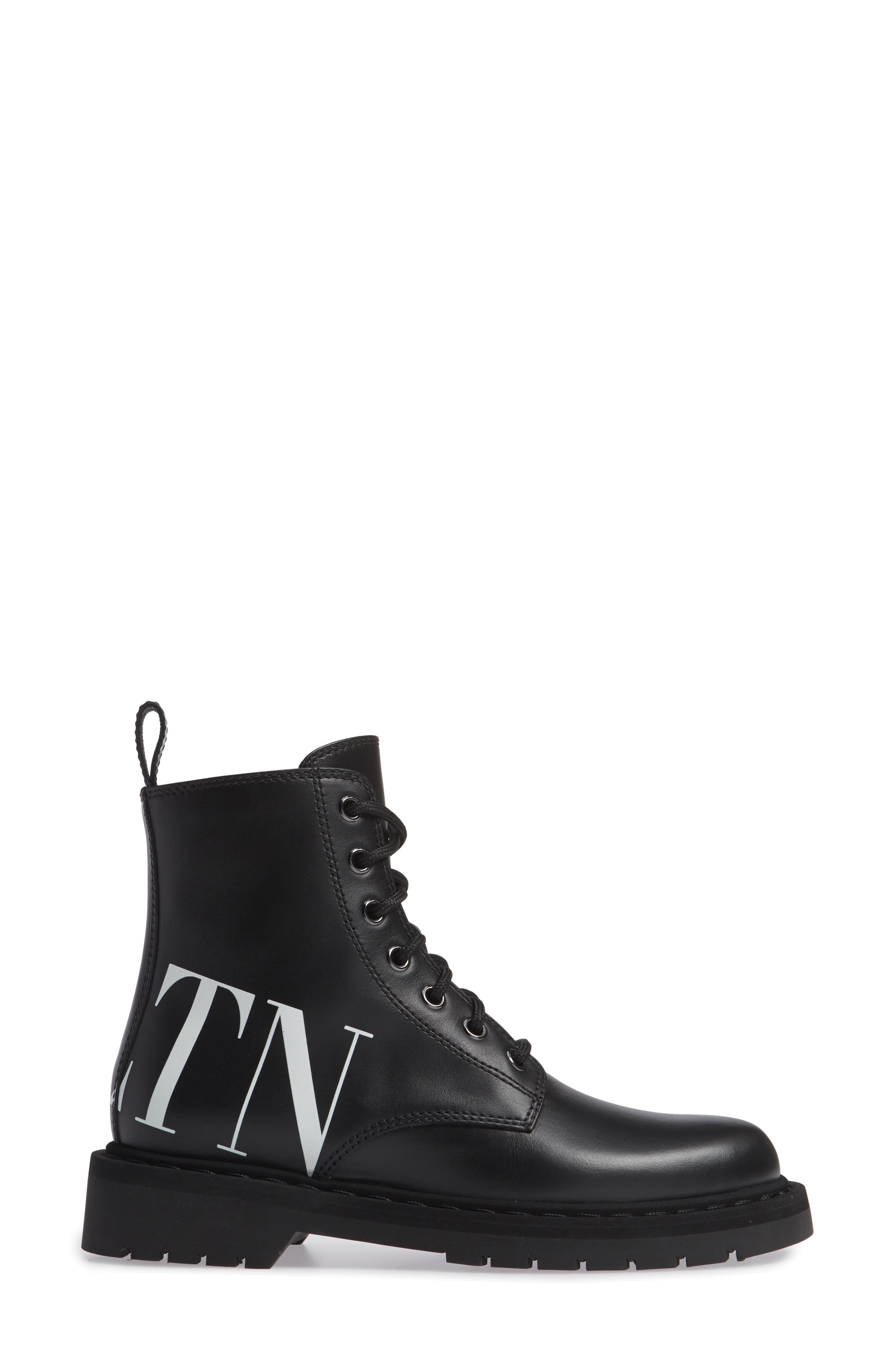 Valentino Garavani VLTN Combat Boot, Alternate, color, 