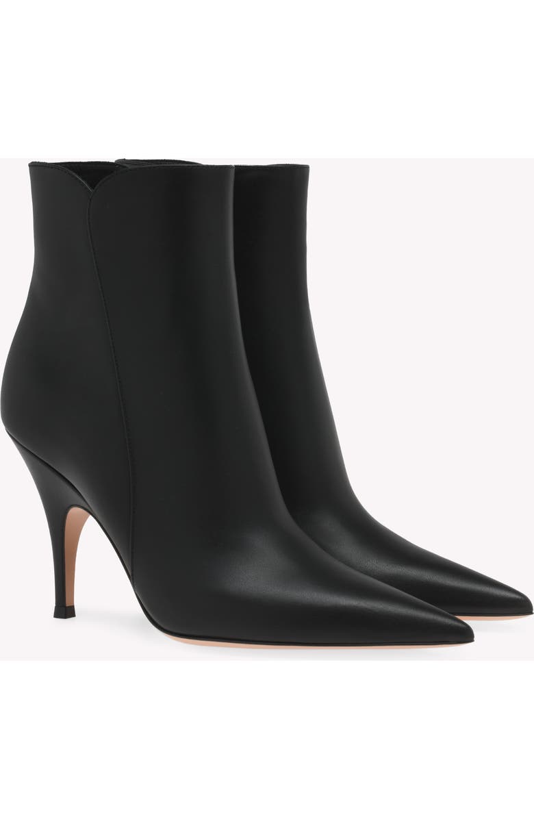Gianvito Rossi Sofia Bootie, Alternate, color, Black Calf Leather