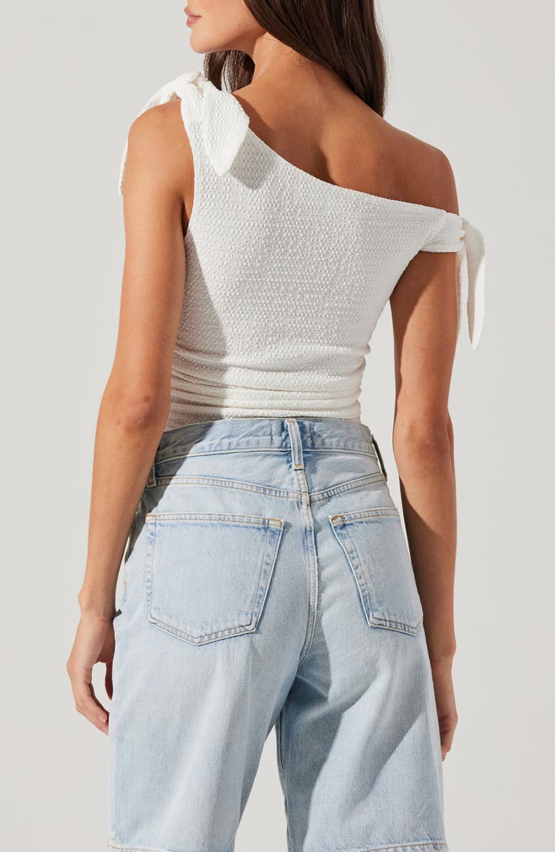 ASTR the Label Lora Bow One-Shoulder Top, Alternate, color,