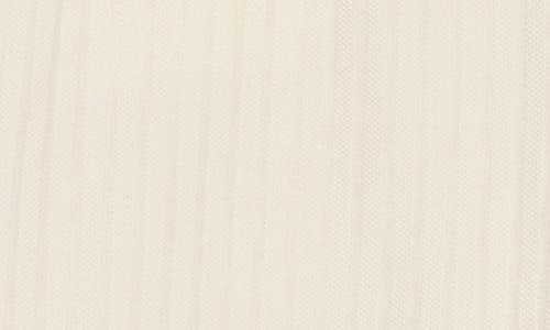 Denim And Flower Vertical Stripe Shorts In White