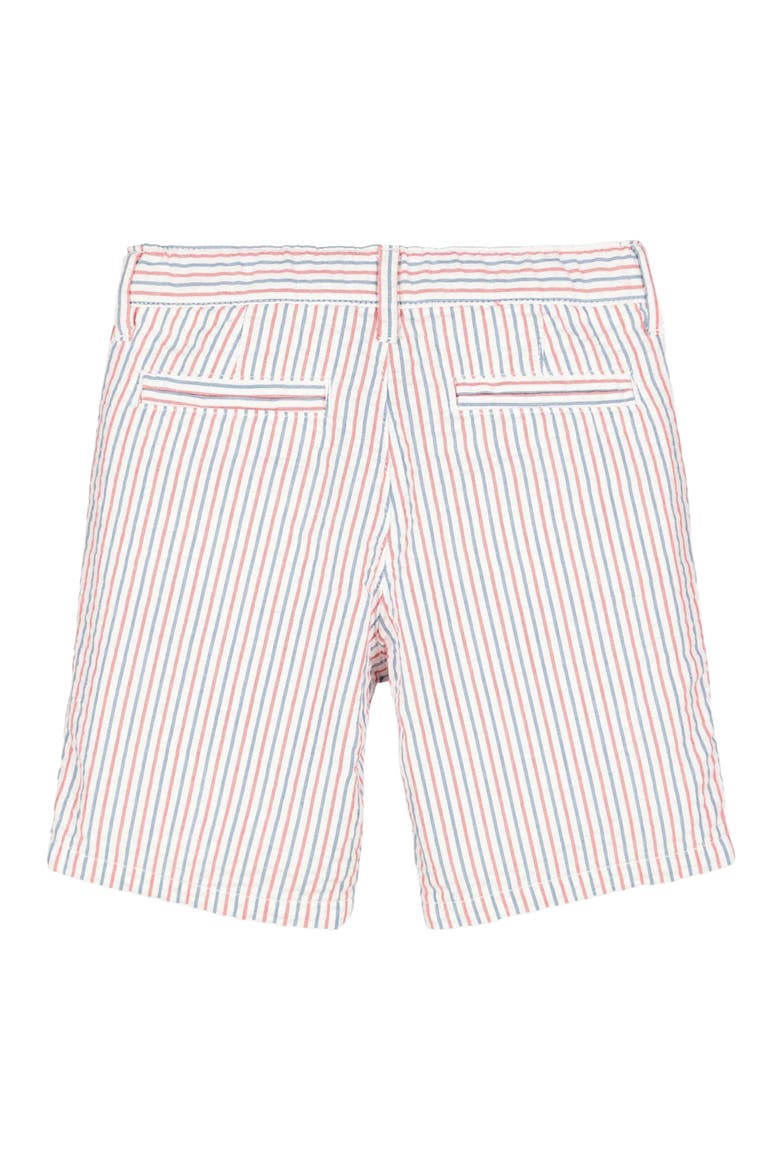 Baby Boys' Organic Seersucker Short, Infant, Alternate, color, Red and Blue Seersucker