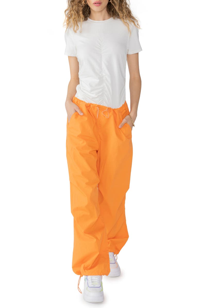 Sanctuary '90s Parachute Pants, Alternate, color, Orange Pee