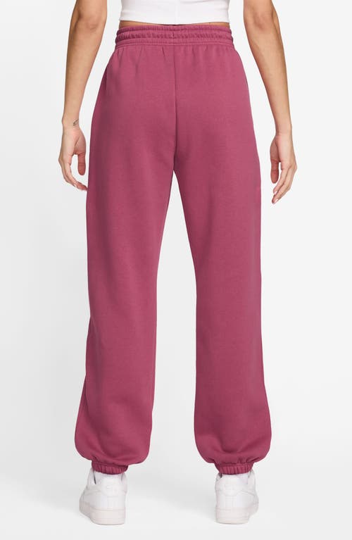 Nike Sportswear Phoenix Fleece High-waisted Oversized Sweatpants In Pink