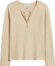 CITY BLUES Thermal Knit Henley