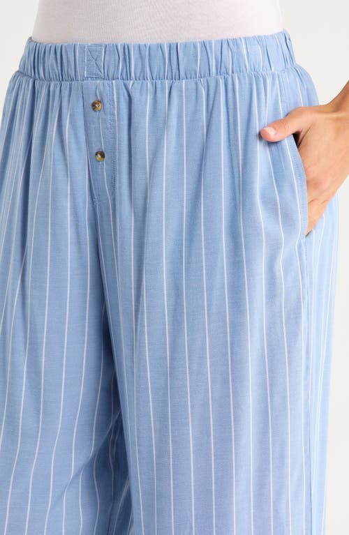 Honeydew Hangout Stripe Pajama Pants In Blue