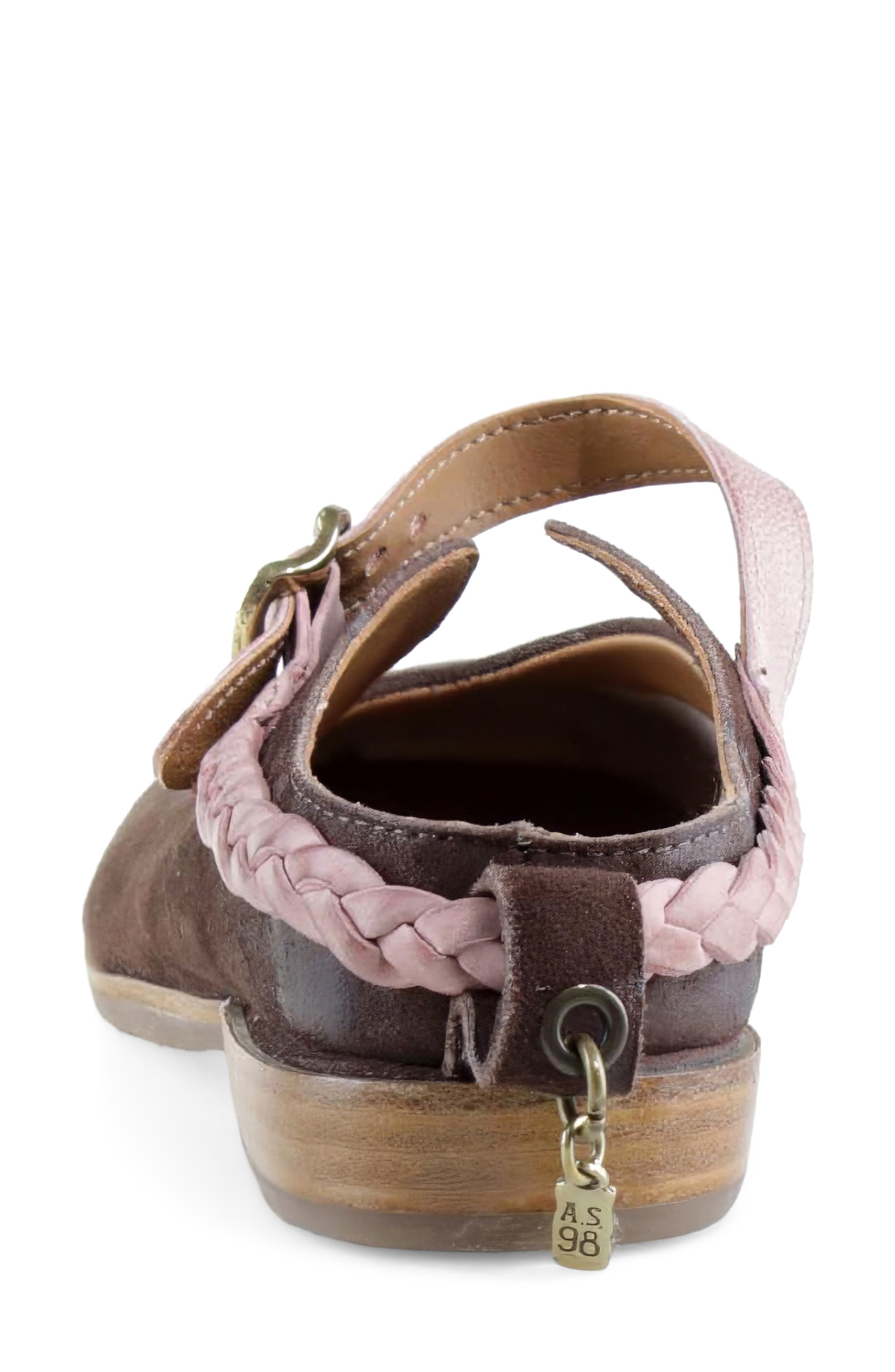Zaria Mary Jane Flat, Alternate, color, BROWN
