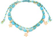 Panacea Turquoise Starfish Adjustable Bracelet