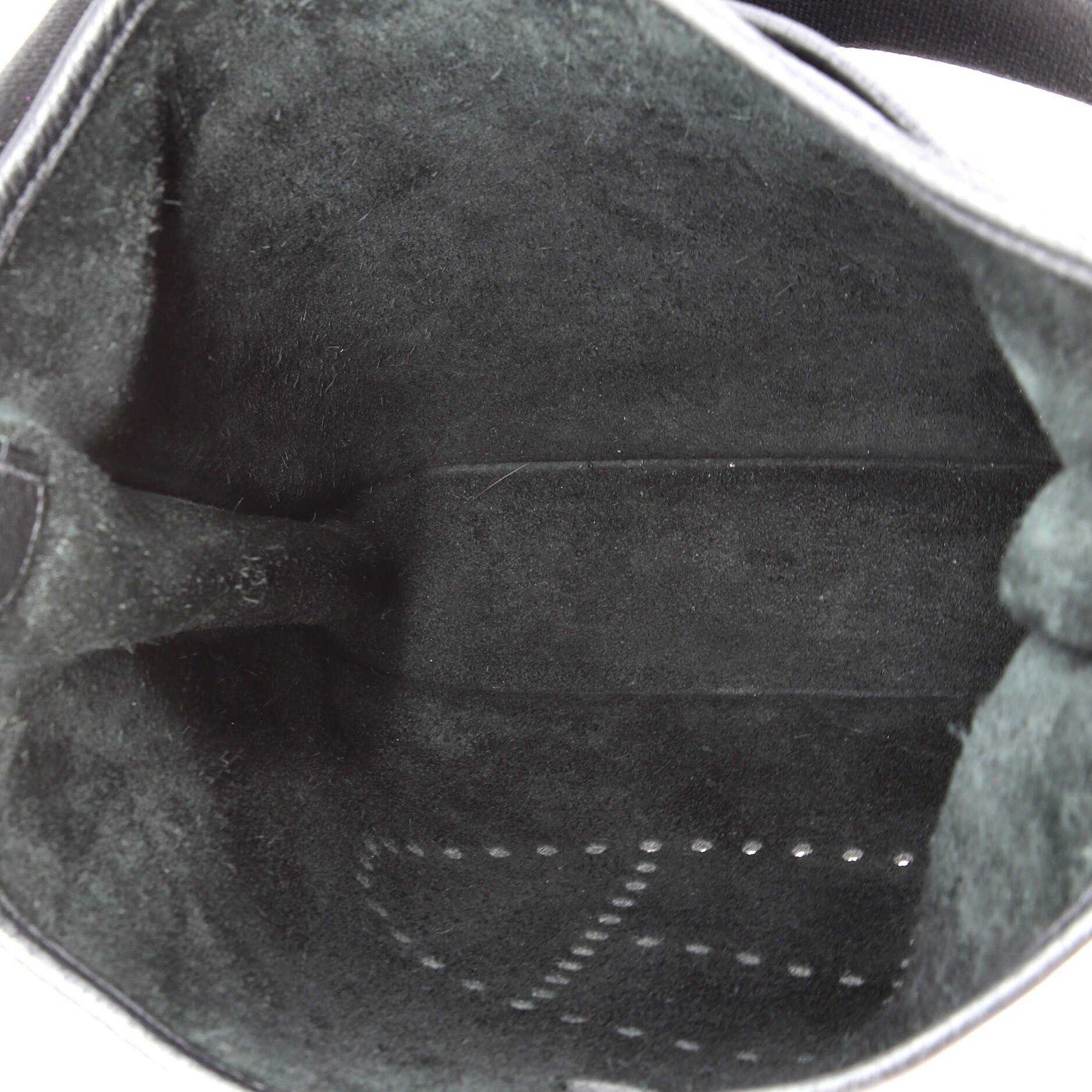 Pre-Owned Hermes Evelyne Bag Gen III Clemence PM, Alternate, color, Noir