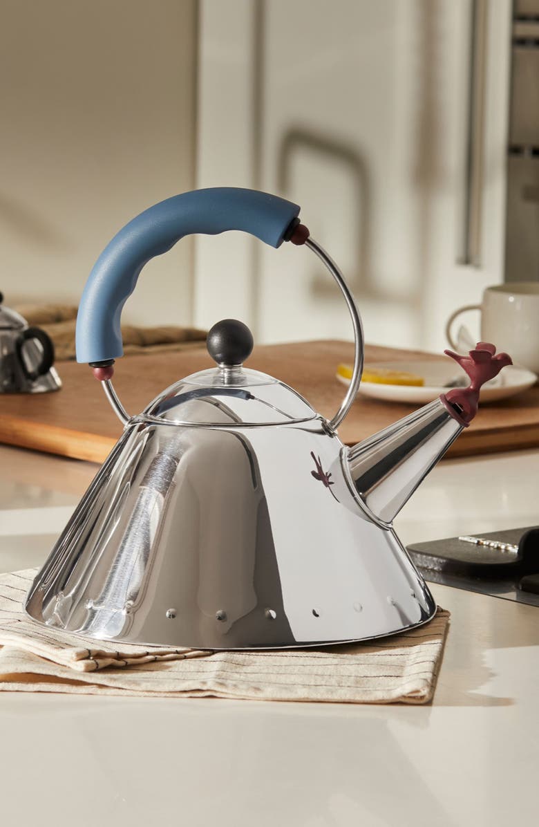 ALESSI Michael Graves Tea Kettle, Alternate, color, Blue