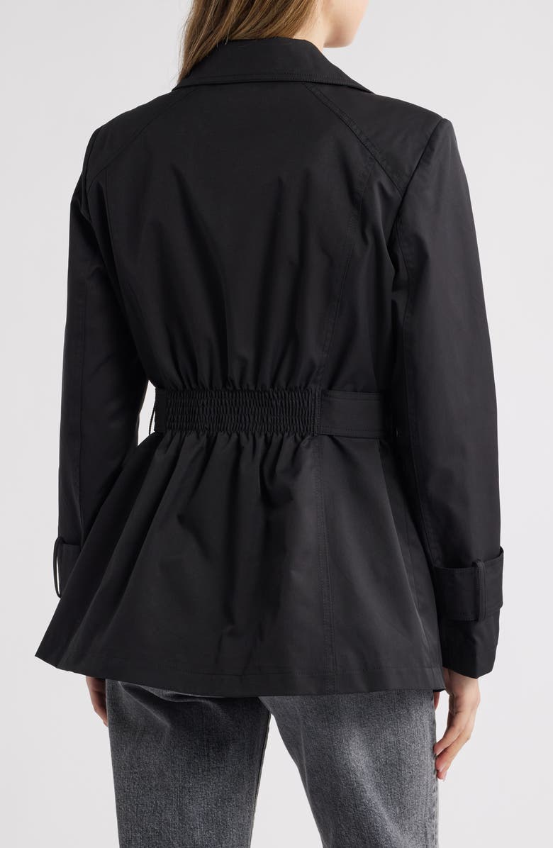 Sam Edelman Belted Trench Coat, Alternate, color, Black