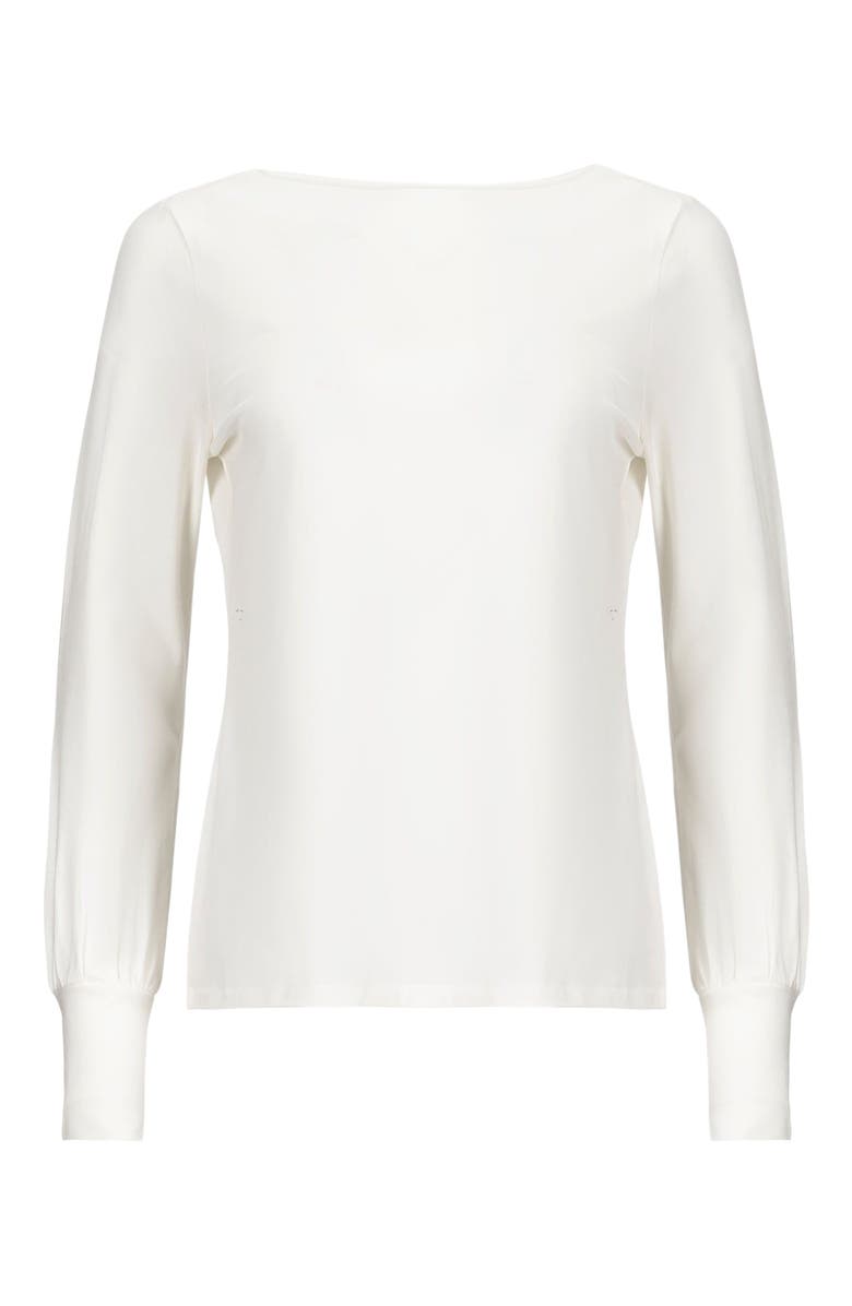 Hope & Henry Women's Organic Bellow Sleeve Knit Top, Alternate, color, 