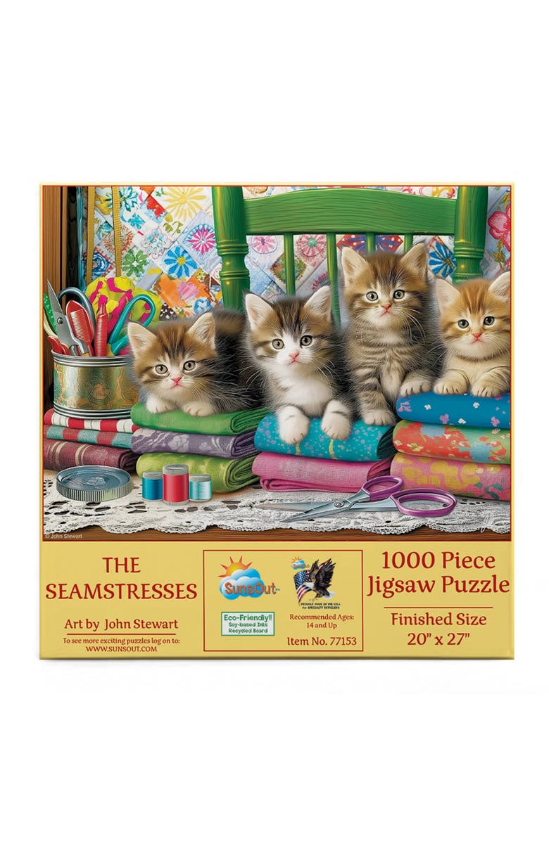 Sunsout The Seamstresses 1000 piece Jigsaw Puzzle for Adults, Alternate, color, Multicolor