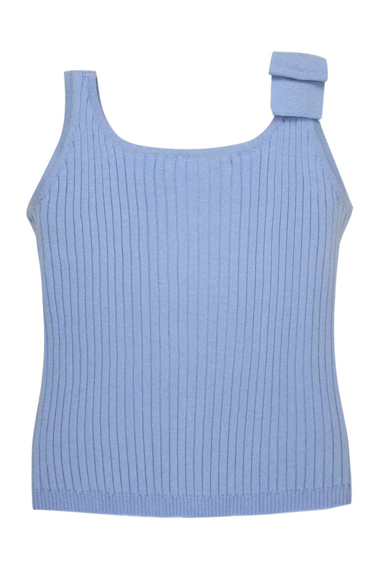 Girls' Bow Sweater Tank, Alternate, color, Cornflower Blue