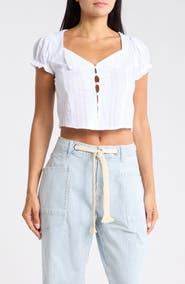 Vigoss Textured Collar Top