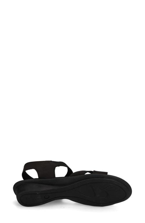 Sesto Meucci Euna Wedge Sandal In Black