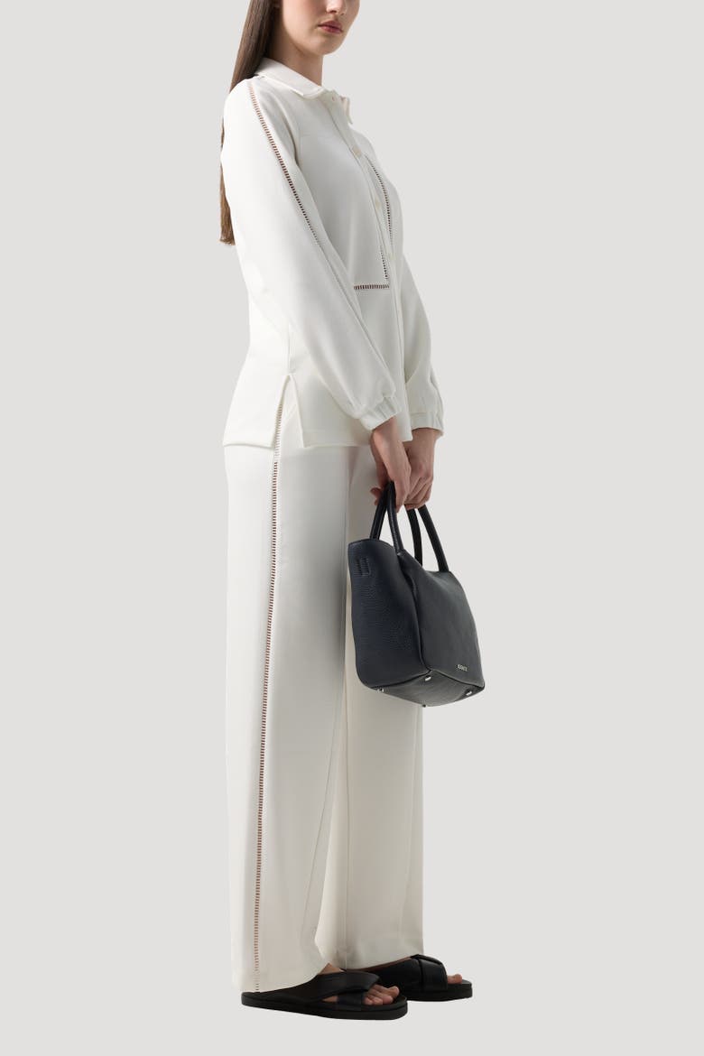 Raquel jersey overshirt, Alternate, color, Off-White