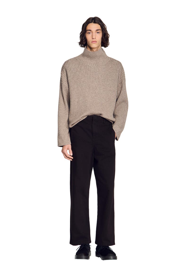 Barrel jeans, Alternate, color, Chocolate