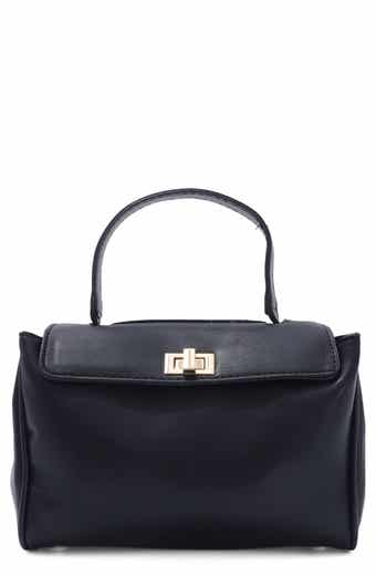 Faux Leather Single Handle Bag