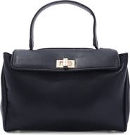 Adornia Faux Leather Single Handle Bag