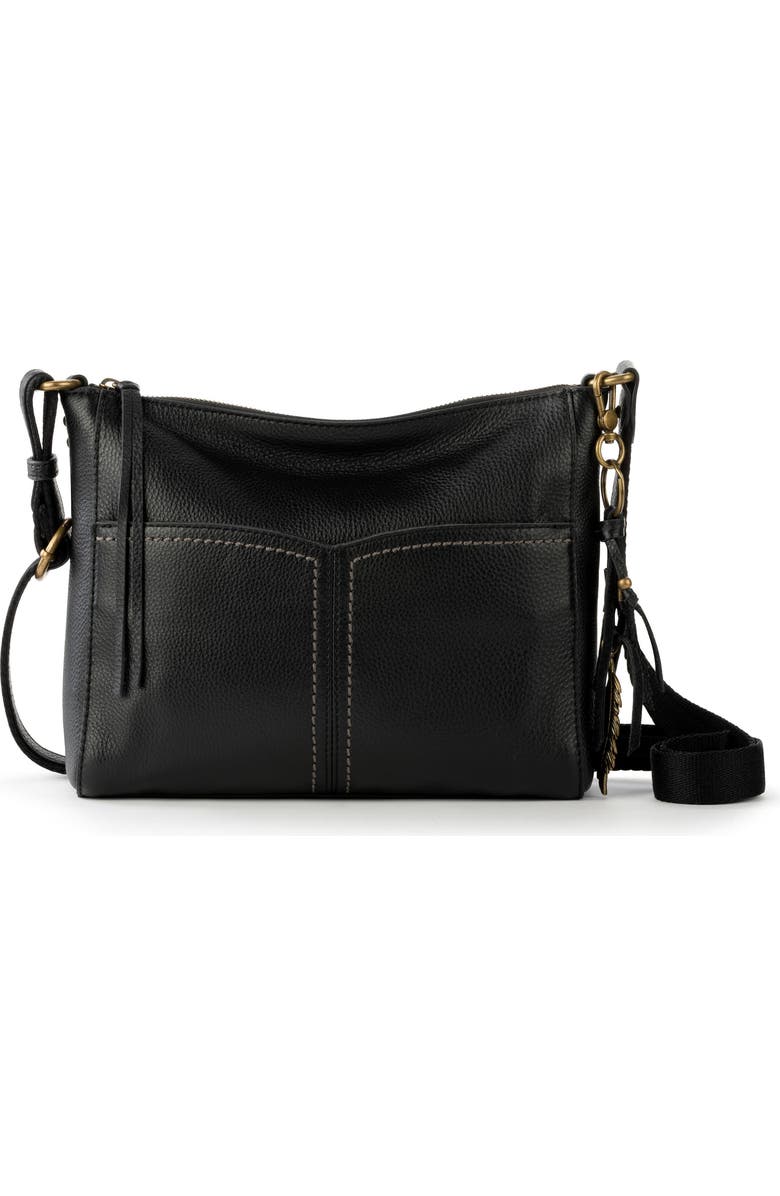 The Sak Alameda Leather Crossbody Bag, Main, color, Black Rb