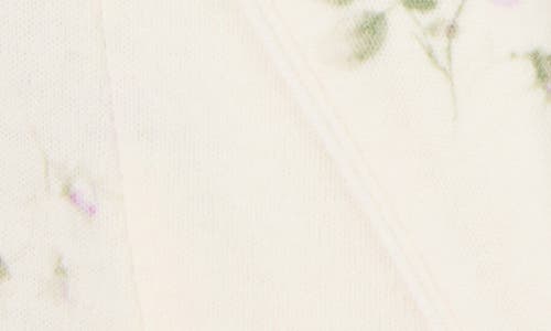 Ralph Lauren Lauren Floral Monogram Cotton Robe In White