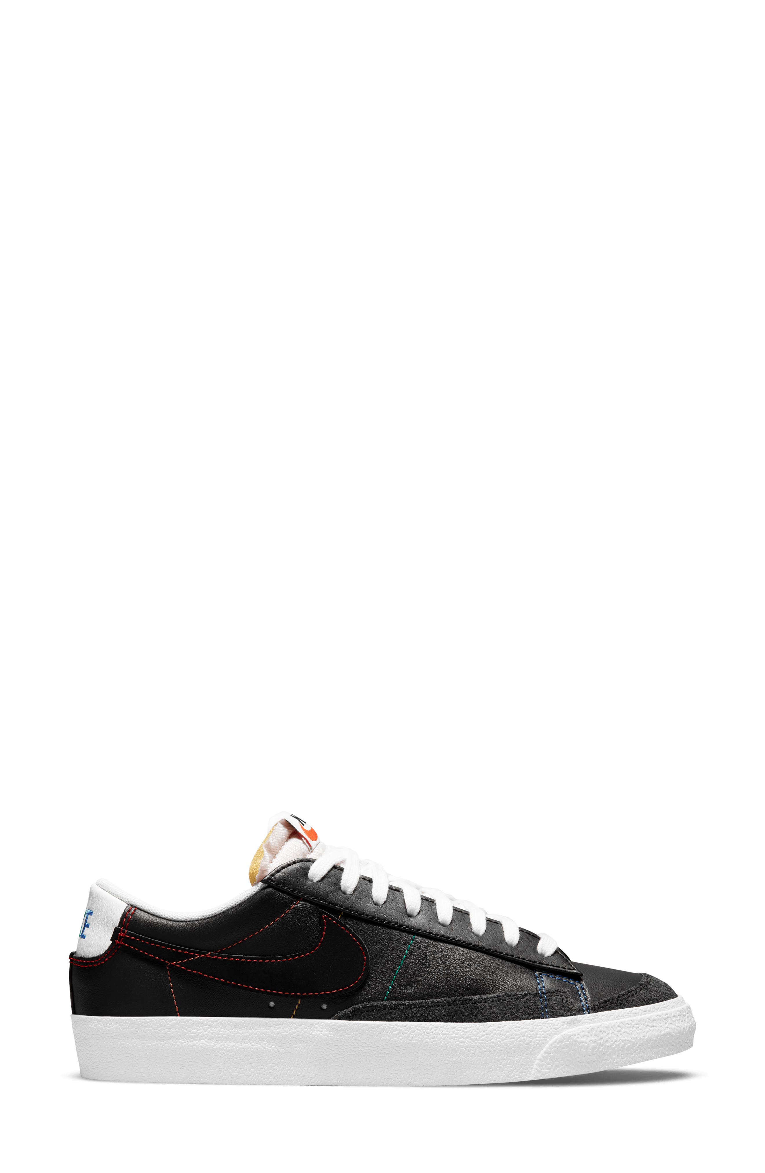 Blazer Low '77 Sneaker, Alternate, color, BLACK/ RED/ TURF ORANGE
