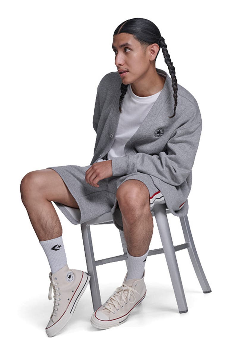 Converse Chuck Cardigan, Alternate, color, Vintage Grey Heather