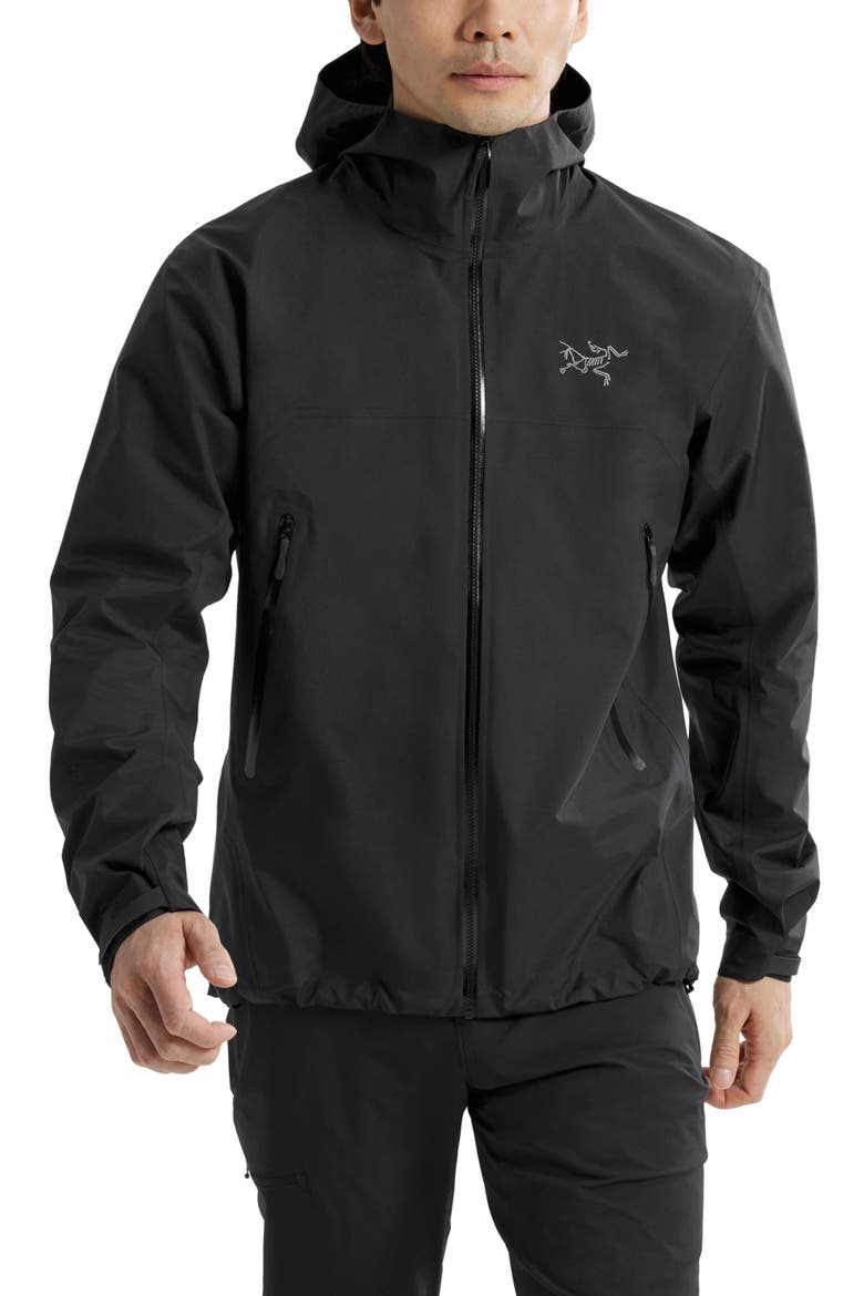 Beta SL Hybrid Gore-Tex® Hooded Jacket, Main, color, BLACK