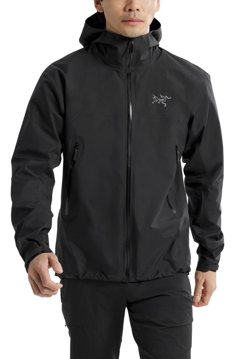 Arc'teryx Beta SL Hybrid Gore-Tex<sup>®</sup> Hooded Jacket, Main, color, Black