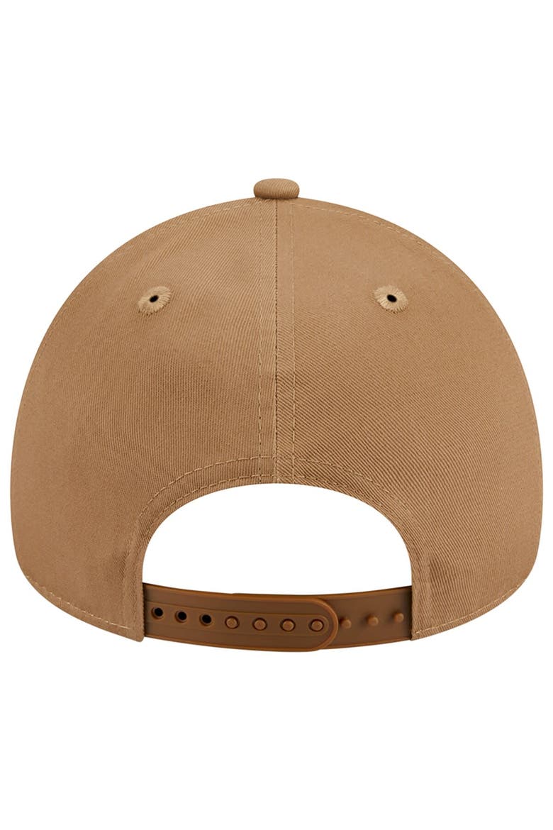 Men's New Era Khaki Boston Red Sox A-Frame 9FORTY Adjustable Hat, Alternate, color, Khaki