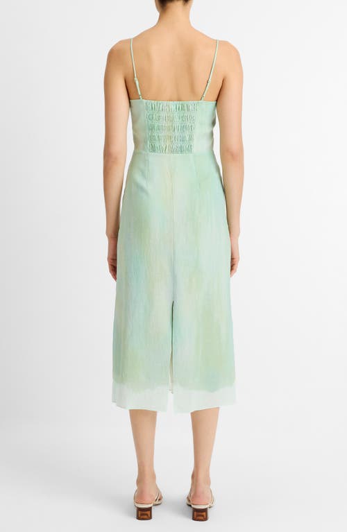 VINCE VINCE PAINTED PASTEL SHEATH DRESS 