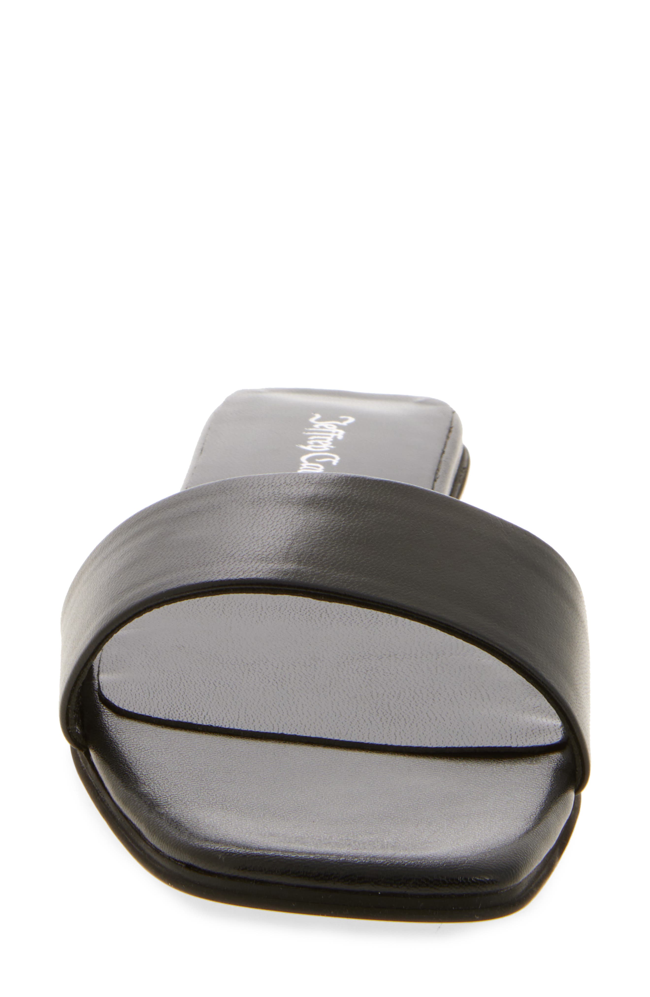Jeffrey Campbell Vellum Slide Sandal, Alternate, color, Black