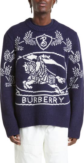 【送料&関税込】Burberry Grey Sweater With Equestrian Knight 26873166_56508570_600.jpg