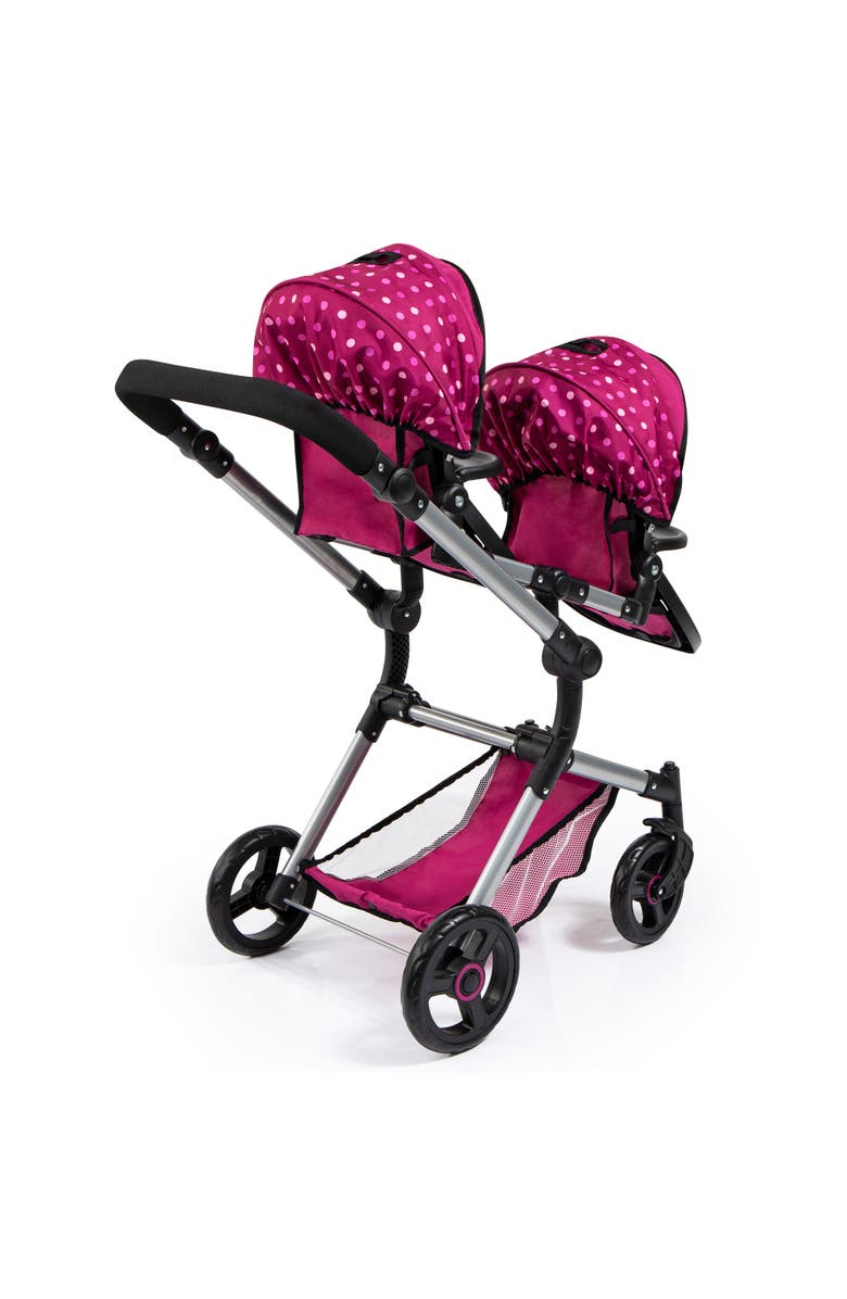 Bayer Design Pram Neo Twin, Seats 2 Dolls Up to 18 inches, Kids Ages 3+, Alternate, color,