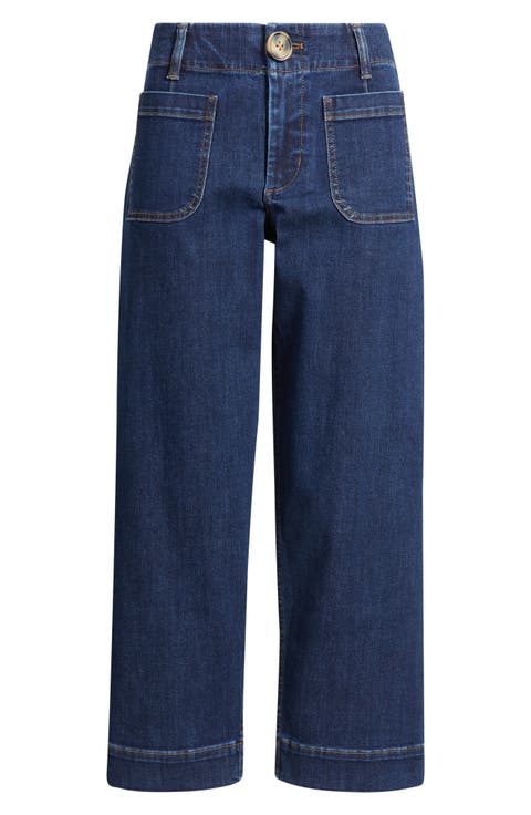 Soho Patch Pocket Straight Leg Jeans