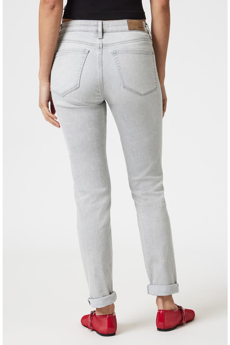 Kathleen Mid Rise Slim Boyfriend Jeans, Alternate, color, ICE GREY FEATHER BLUE