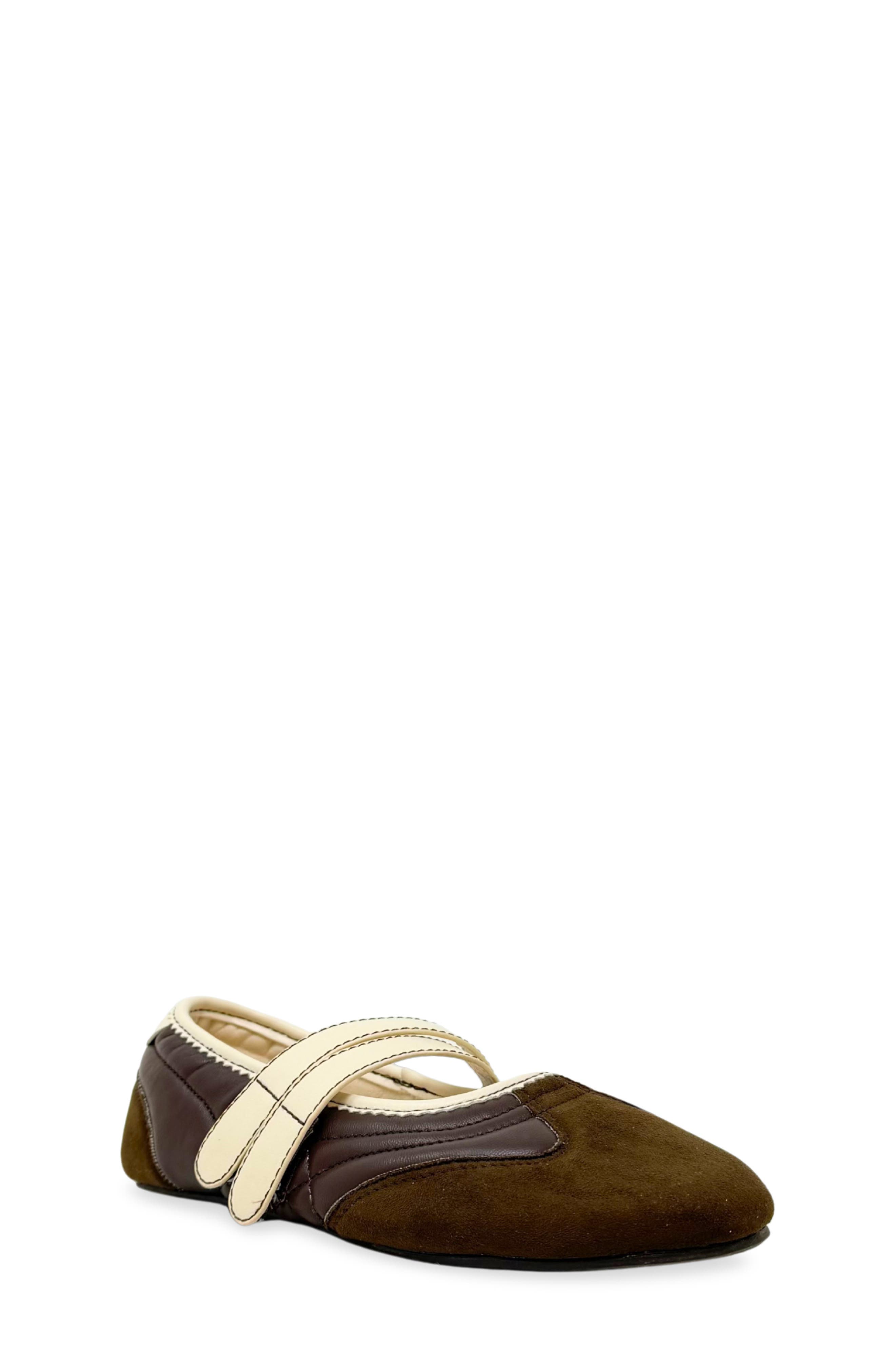 Kids' Salome Mini Mary Jane Sneaker, Main, color, BROWN