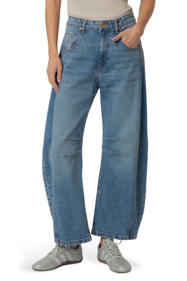 Ashlyn Baggy Barrel Leg Jeans, Main, color, ENDEAR