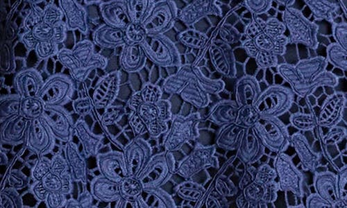 Endless Rose Lace Collar Shirt In Blue