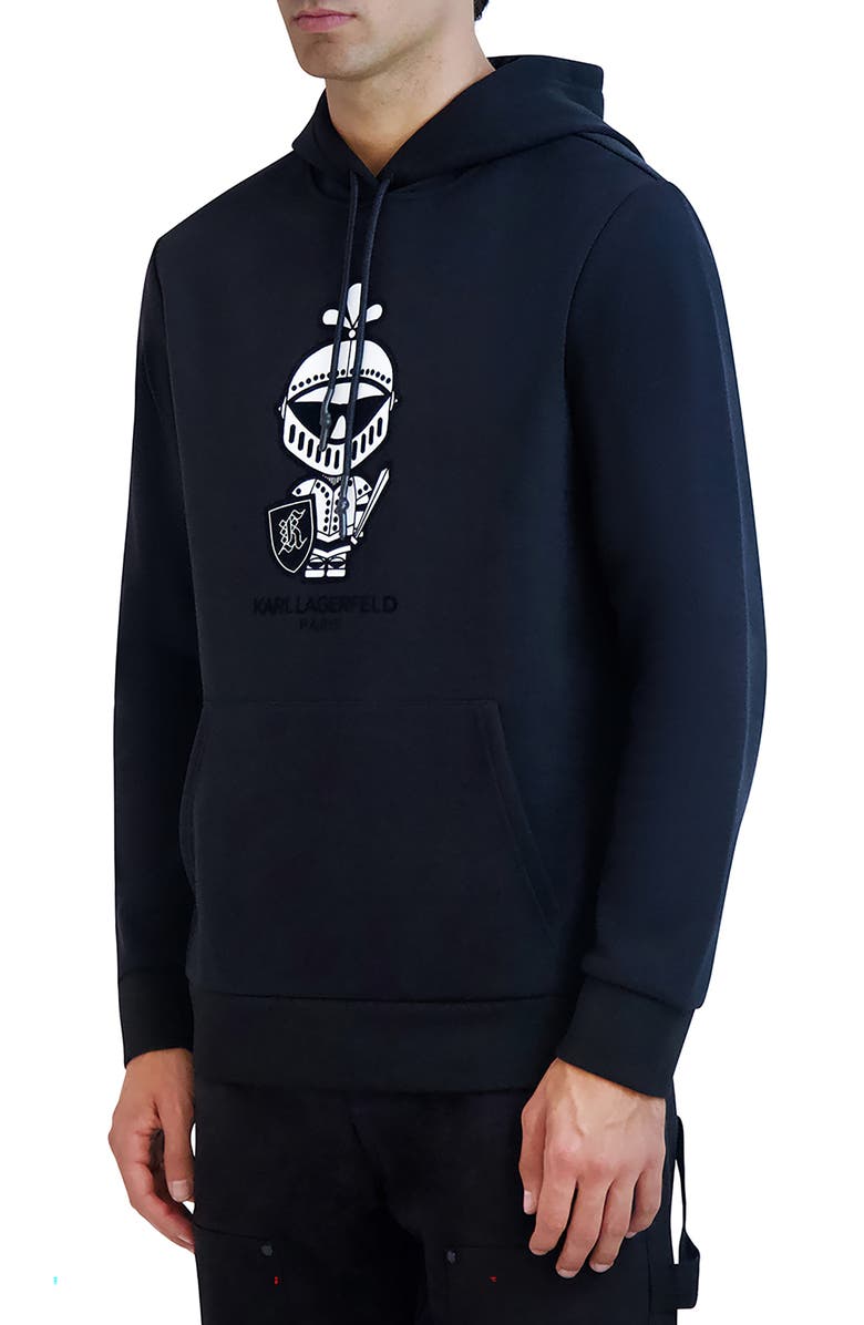 KARL LAGERFELD PARIS Karl Amour Hoodie, Alternate, color, 